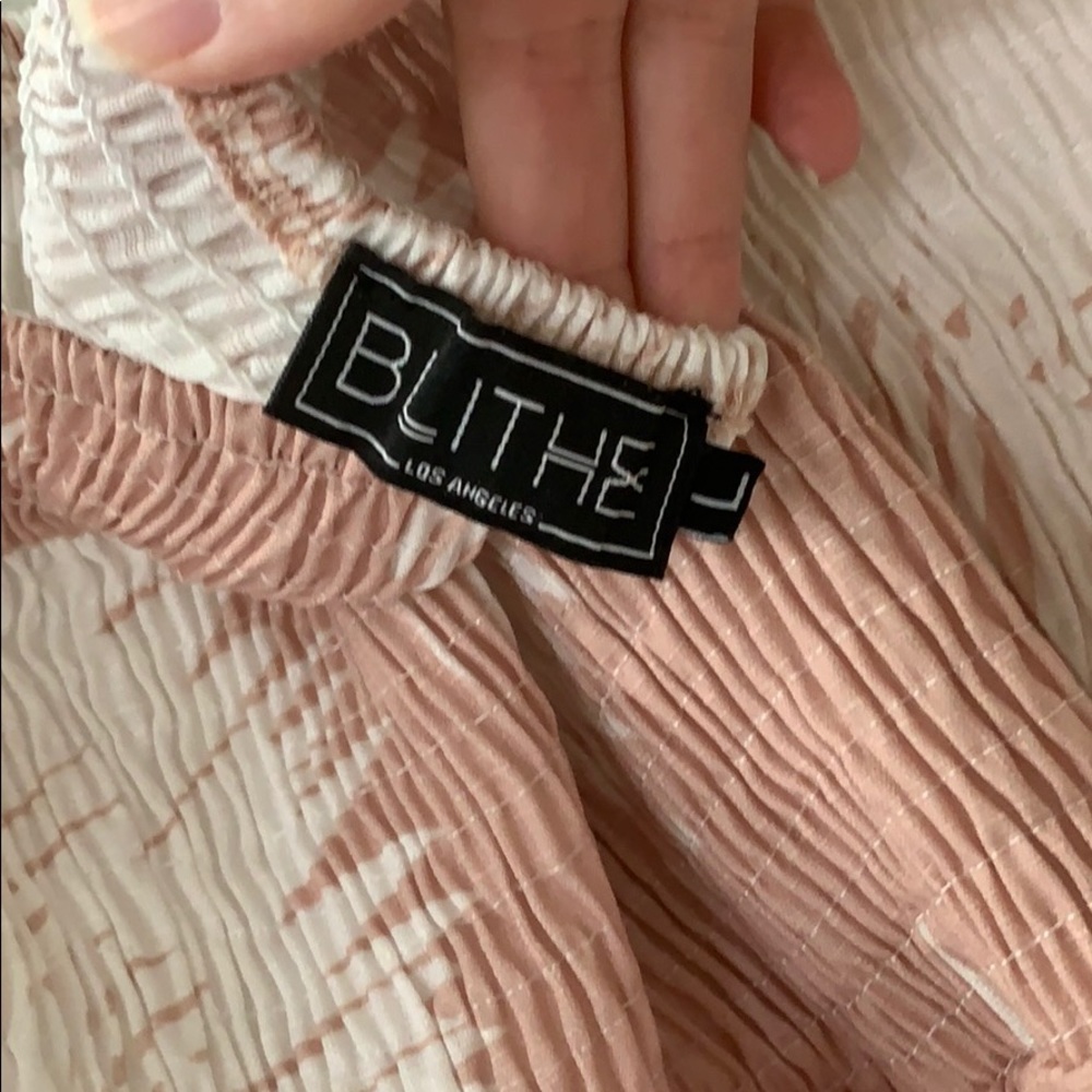 Blithe pink / ivory romper - Picture 6 of 6